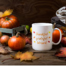 Search for thankful grateful blessed mugs Give thanks