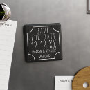 Search for fridge magnet invitations Black and white