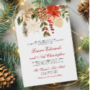 Search for elegant christmas wedding invitations Flowers