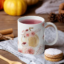 Search for pink pumpkin mugs Thanksgiving