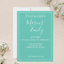 Search for aqua wedding invitations Blue