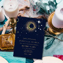 Search for galaxy wedding invitations Sun moon stars