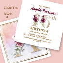 Search for monogram sweet 16 invitations 16th birthday