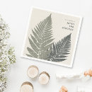 Search for fern napkins Green