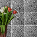 Search for optical illusion tiles Black and white