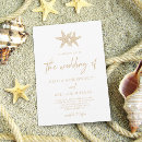 Search for starfish wedding invitations Minimalist
