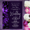 Search for purple dahlia wedding invitations Elegant