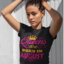Search for august born tshirts Queens