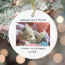 Search for kitten christmas tree decorations Cute