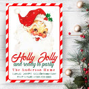 Search for 1950s christmas invitations Santa claus