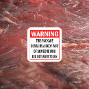 Search for red warning stickers Awareness