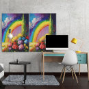 Search for rainbow canvas prints Vibrant