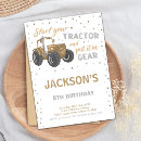 Search for vintage tractor invitations For kids