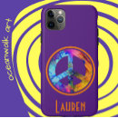 Search for purple peace sign iphone cases Hippie