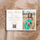 Search for qr code baby shower invitations Boho chic