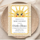 Search for here comes the sun baby shower invitations Cute