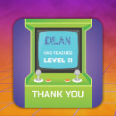 Search for gaming thank you stickers Level up