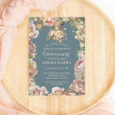 Search for blue gold quinceanera invitations Crown