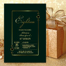 Search for geometric birthday invitations Gold