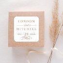 Search for copper monogram stickers Vintage