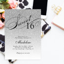 Search for fancy sweet 16 invitations Modern