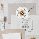 Search for bumble bee seals envelope seals Watercolor