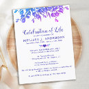 Search for purple celebration life invitations Modern