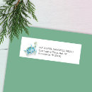 Search for tropical christmas return address labels Watercolor