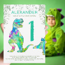 Search for colourful 1st birthday invitations Jungle