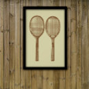 Search for vintage tennis posters Illustration