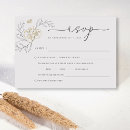 Search for lined rsvp cards Gold