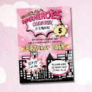 Search for super girl invitations Comic book