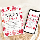 Search for sweetheart baby shower invitations Hearts