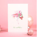 Search for pink flamingo christmas cards Cute