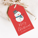 Search for snowman gift tags Cartoon