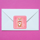 Search for valentine corgi stickers Pink