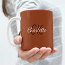 Search for brown colour mugs Burnt orange