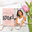 Search for blush graduation invitations Typography