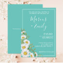 Search for teal and white wedding invitations Trendy