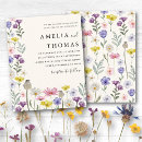Search for boho watercolor wedding invitations Wildflower