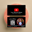 Search for youtube business cards Qr code