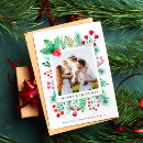 Search for watercolor painting christmas cards Botanical