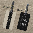 Search for men luggage tags Initial