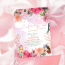 Search for fairy baby girl shower invitations Watercolor