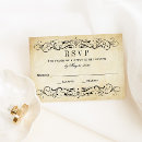 Search for black and ivory invitations Vintage