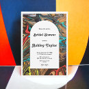 Search for artistic bridal shower invitations Abstract