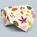Search for berry pattern ties Autumn