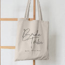 Search for bride tribe tote bags Modern