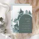 Search for pine green wedding invitations Winter