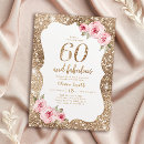 Search for womens 60th birthday invitations Floral